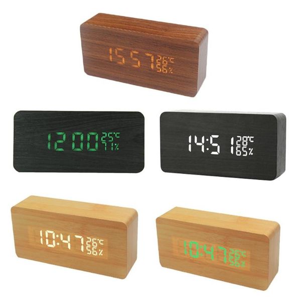 

desk & table clocks led digital alarm clock innovative student electronic snooze sensor kids bedroom night light