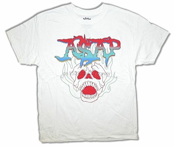 

asap worldwide skull white t-shirt новый официальный a $ ap mob