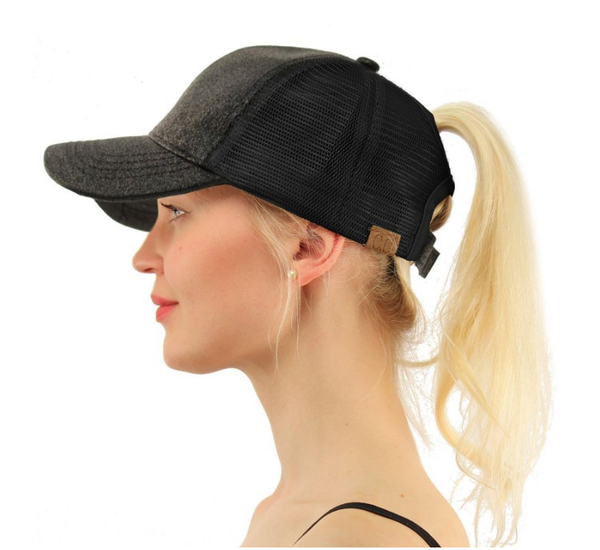 

visors ylwhjj selling women's mesh cap rear open sequin baseball fashion wild, Blue;gray