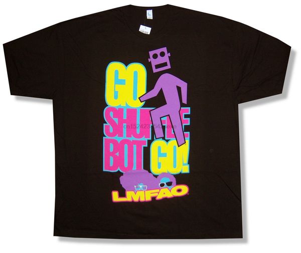 

lmfao go go black t shirt new official adult