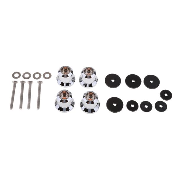 

chrome luggage rack risers support for 2001-2013 honda gl1800 gold wing