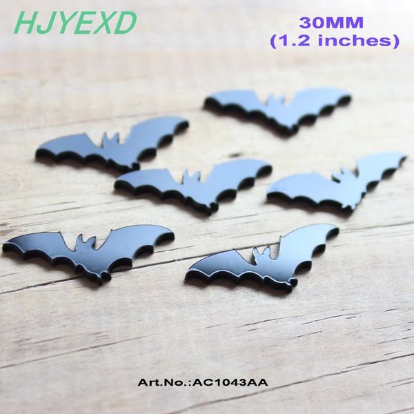 

30 мм / 50 мм lone vampire bat stud earrings- laser cut черный акриловые украшения китай -ac1043, Golden;silver