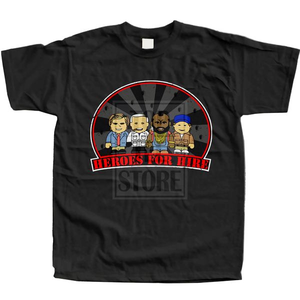 

heroes for hire t shirt the a team hannibal a ba mr t team tv series van shirt for man better