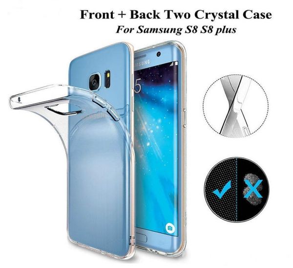 

full body 360 protection soft tpu gel clear case for samsung galaxy a30 a50 a40 a10 m10 a20e a70 shockproof silicone phone cover