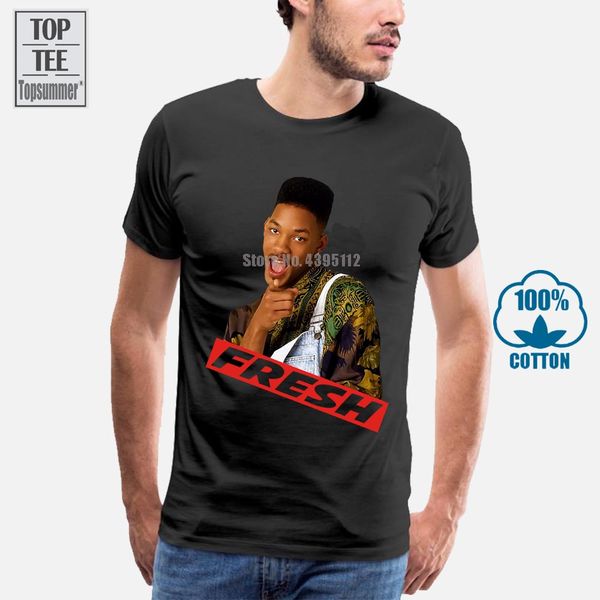 

fresh prince of bel air t shirt will smith 90 s