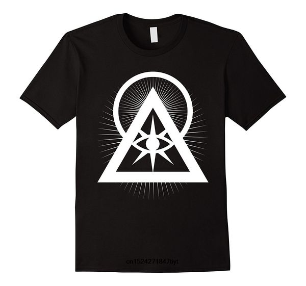 

funny men t shirt white t-shirt black tee illuminati all seeing eye logo t-shirt men's short sleeve tee plus size