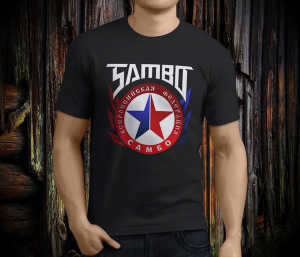 

russian wrestling sambo federation fedor martial men's black t shirt size s 3xl 011138