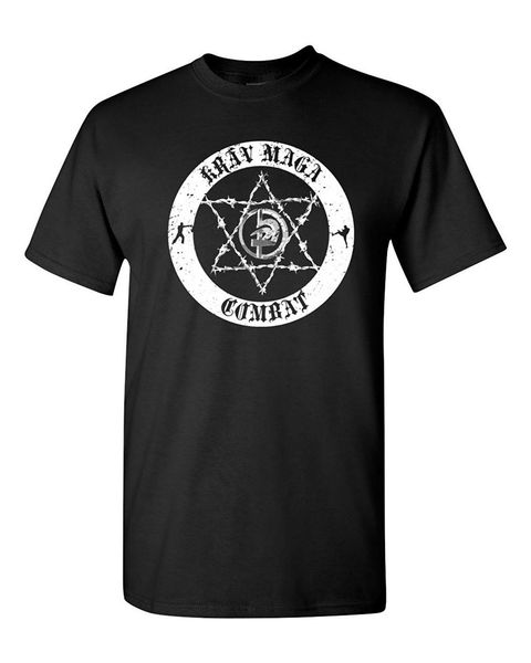 

krav maga combat circle idf printed on the front men's cotton t-shirt short sleeves cotton fashion t shirt ing