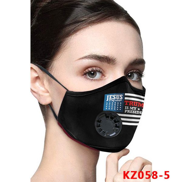 

cotton fashion washable women face mask face masks with pm2.5 filter breather valve anti-f qsvn