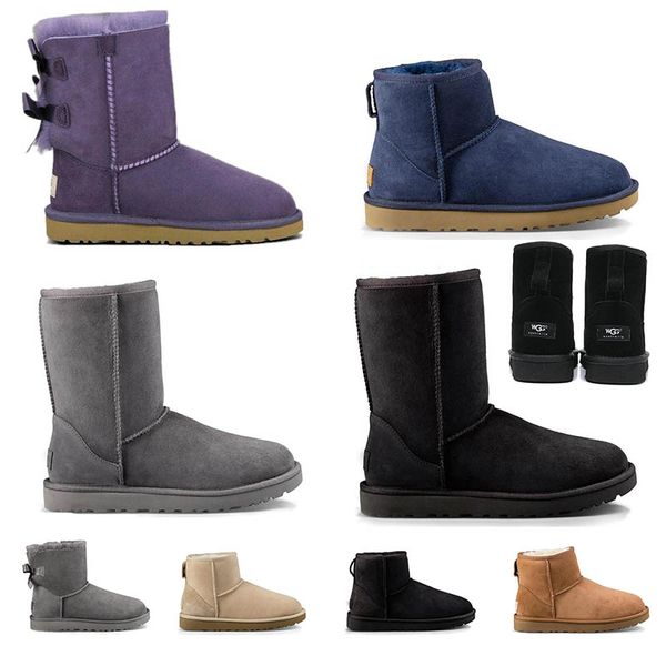 

women half boots snow boots mini fur dark navy purple red arm grey beige black chestunt coffee winter girls lady platform shoes