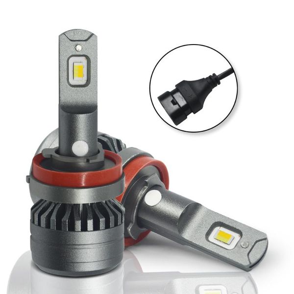 

1set*brightest led bulbs h7 h11 9005 9006 h1 h3 h4 v70 three color led headlights