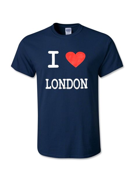 

i love london mens t-shirt funny souvenir t-shirt quality screen printed -unisex