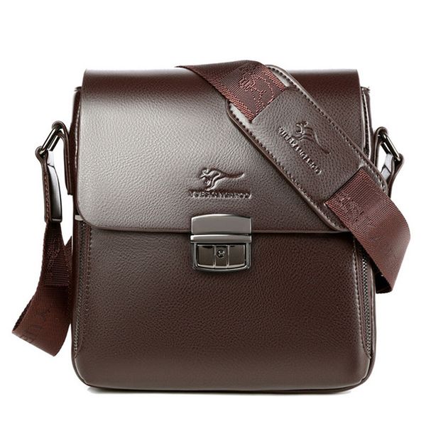 

briefcases men's leather bag shoulder fashion messenger casual briefcase vertical metallic luster luxury designer