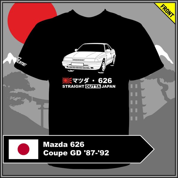 

t-shirt mazda 626 coupe gd 87-92