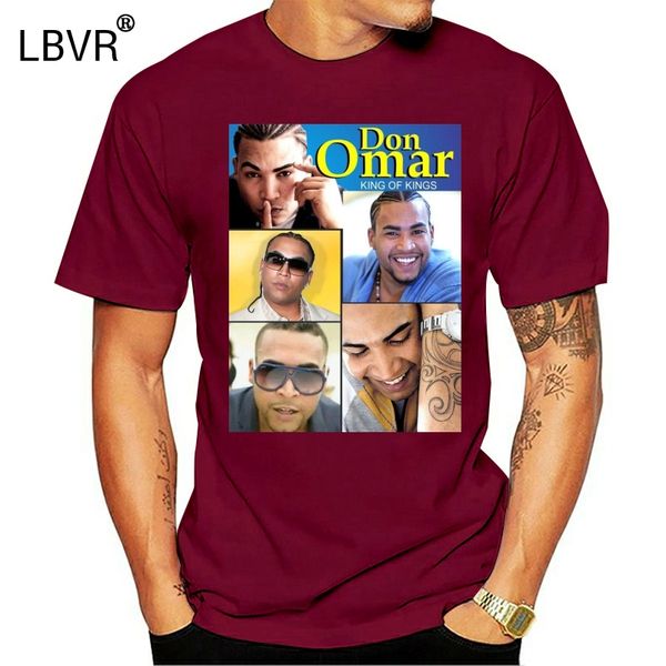

don omar t-shirt - reaggeton latin music singer - king of kings - p collage