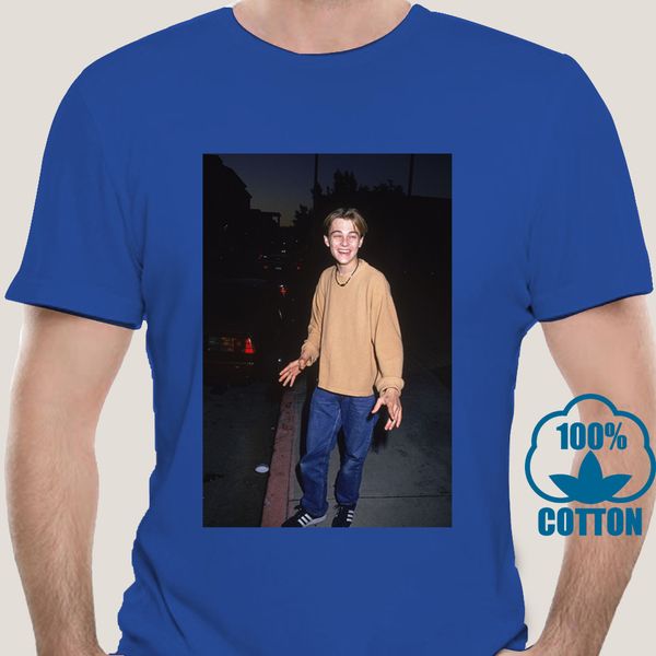 

0429d men tshirt short sleeve young leonardo dicaprio t shirt tee women t-shirt