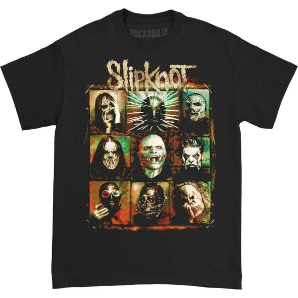 

slipknot мужчины ржавый кадр 2015 world tour футболка черный