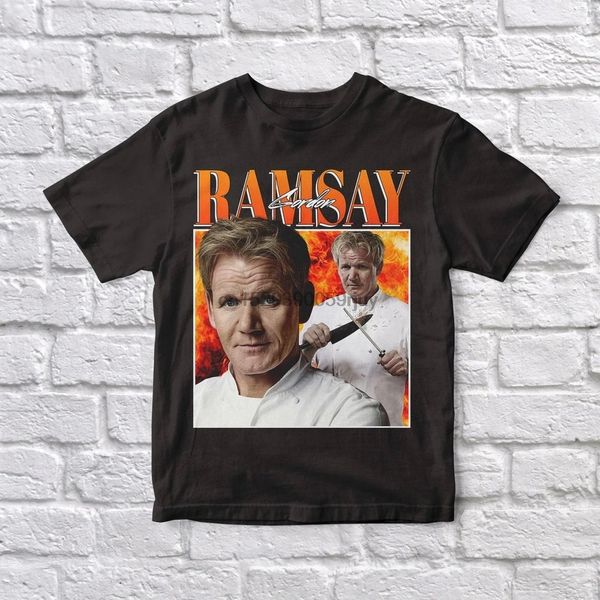 

gordon ramsay cheff t shirt 90 inspired homage style throwback tee