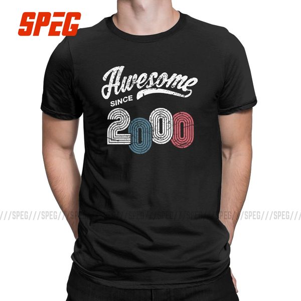 

awesome july 2000 t-shirts for men vintage gifts for 20th birthday cotton tees o neck 20 years old t shirt printed clothes