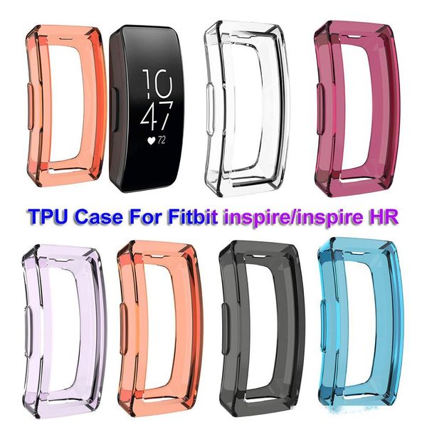 

clear tpu protective watch case cover shell for fitbit inspire/inspire hr case watch band sporting goods accessories