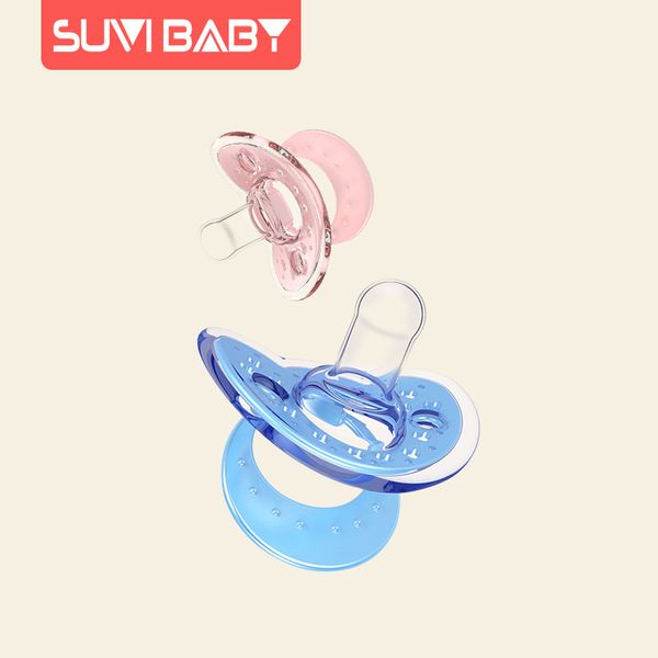 

silicone grade round pacifier flat newborn toys nipple baby pacifier luxury upete baby gift bw50nz