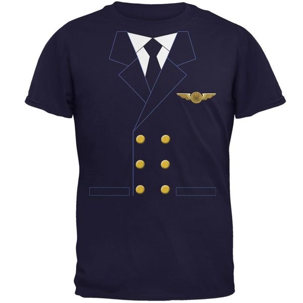 

хэллоуин авиакомпания самолет пилот вмс взрослый t-shirt