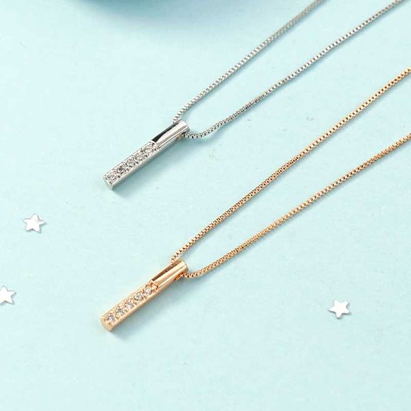 

pendant necklaces doreenbeads trendy copper necklace for women accessories color clear rhinestone party jewelry charms gift,1 piece, Silver