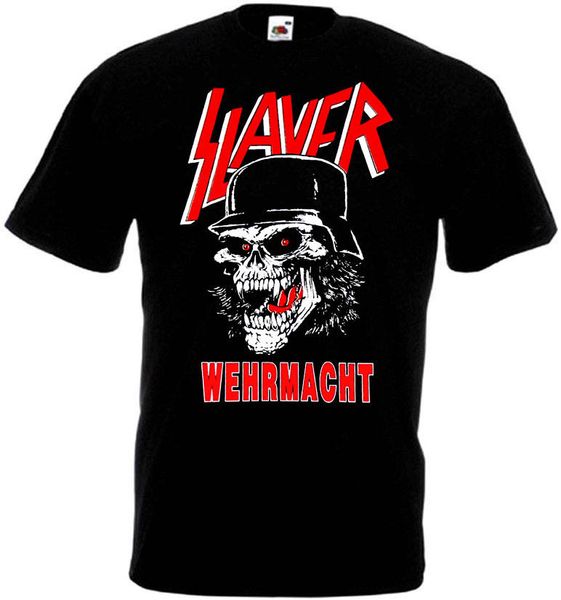 

slayer slaytanic wermacht v2 t shirt black trash heavy metal all sizes s-3xl new 2018 summer style t-shirt