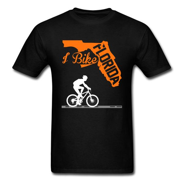 

rider футболка i biker florida футболка мужчины черного tshirts high street fashion одежда велосипеды любовник tops выборочной подарок на де
