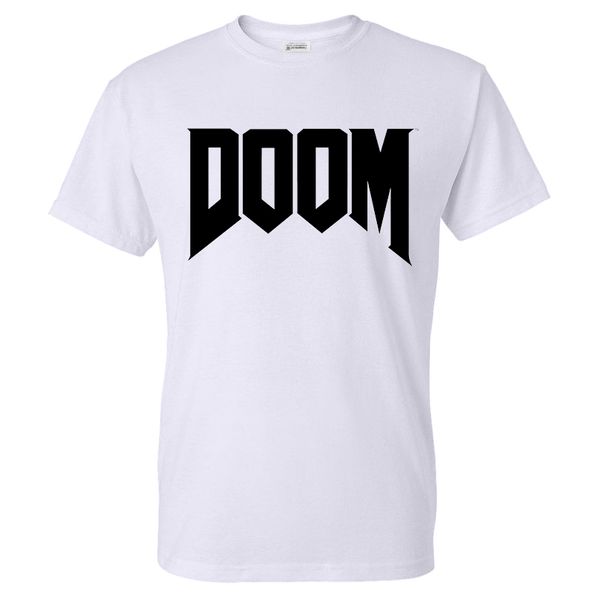 

2020 summer fashion doom t-shirt game printed streetwear short sleeve tshirt 100%cotton men women t shirt