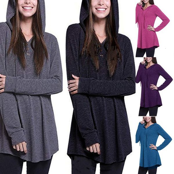 

кнопки на передней панели hoodie plain толстовка с капюшоном poleron mujer 2020 туника с длинным рукавом тонкий толстовка solid pure повседн, Black