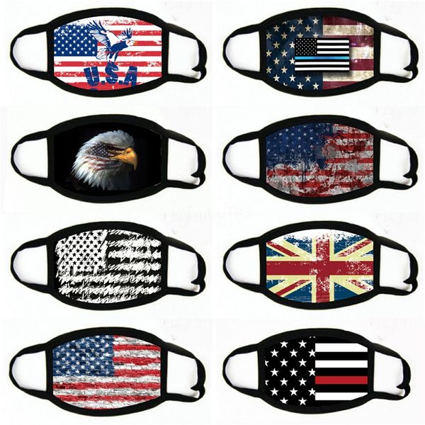 

face mask washable american election printing mask running president flag masks anti dust breathable cotton masks black mask wy747q#880