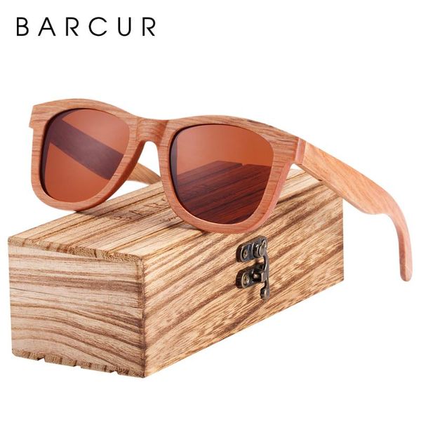 

barcur natural wooden sunglasses for men polarized sunglasses wood feminino frete gratis, White;black