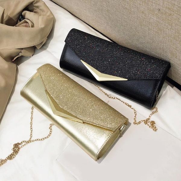 

fashion women crossbody clutch bag pu leather include superior quality between squares sequins evening bag clutch handbag