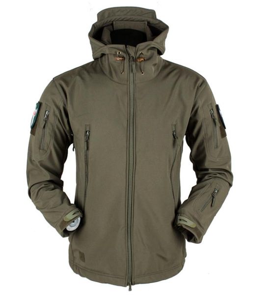 

outdoor jackets&hoodies soft shell waterproof jacket men army green hooded rain tactical hunting hiking s m l  xxl 3xl, Blue;black