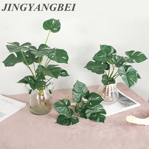 

real touch feel turtle leaves bouquet artificial plants home wedding party decoration garden balcony green fake flowers