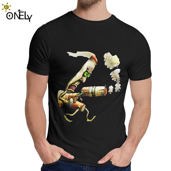 

streetwear cigarettes kill t shirt men crazy organic cotton camiseta crewneck