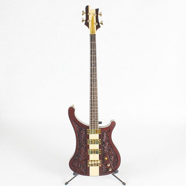 

высокое качество шеи через 4 струны лепила электрический бас-гитара бесплатной доставка