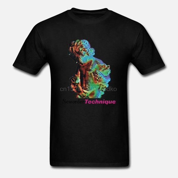 

new order mens technique slim fit t-shirt vintage