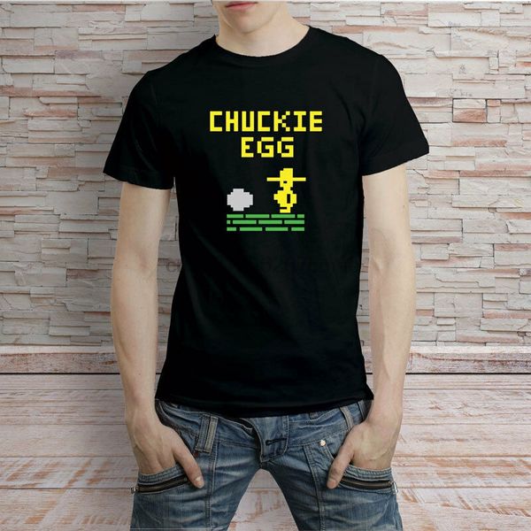 

chuckie egg retro gamer t-shirt men tee