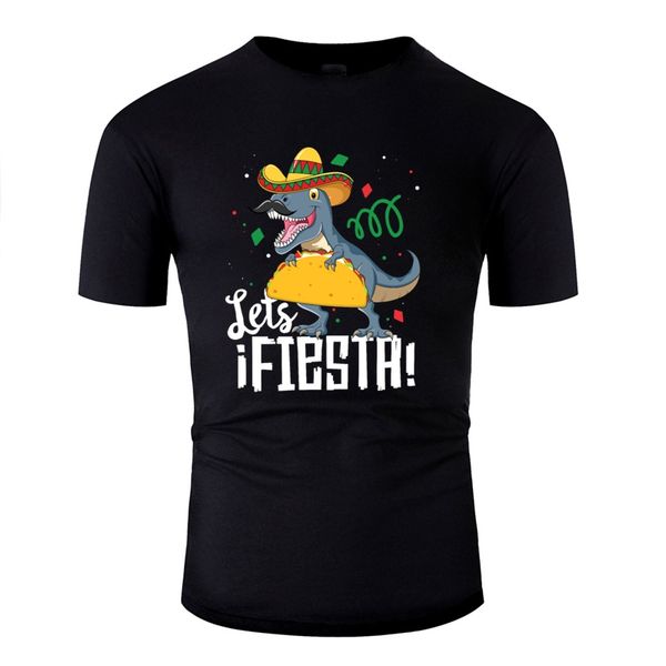 

fashion let's fiesta cinco de mayo kids boys t rex t shirt men 2020 short sleeve mens tshirts tee