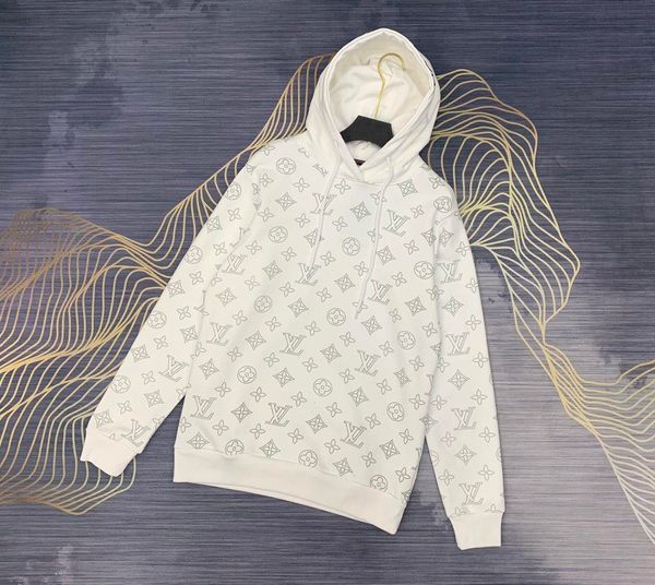 

20fw new arrival mens womens classic designer hoodie sweatshirt cotton pullover louies outdoor sweater streetwear winter clothes, Black;brown