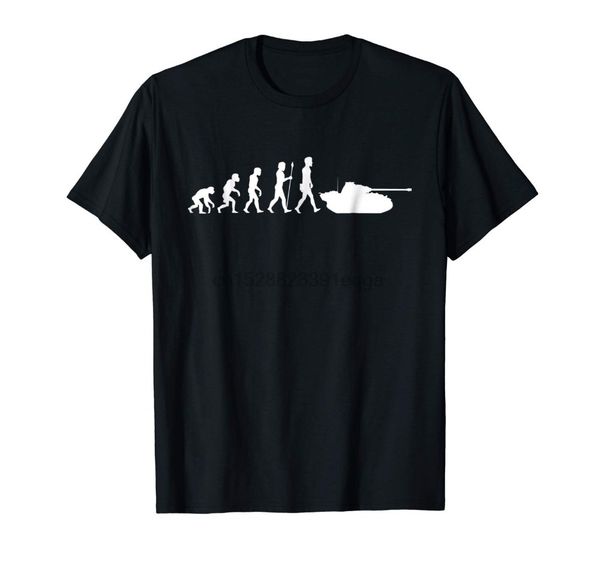 

tank funny t-shirt panzer evolution ape to panther v 100 % cotton t shirt for men design harajuku funny tee shirts
