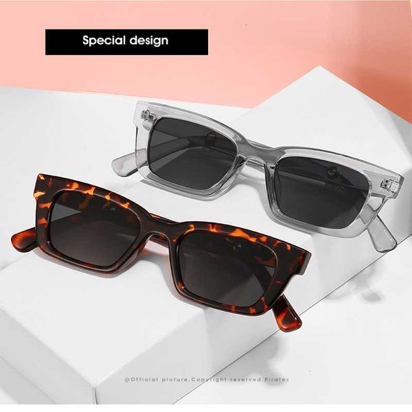 

sunglasses square women men 2021 retro brand designer vintage cateye sun glasses woman shades uv400, White;black