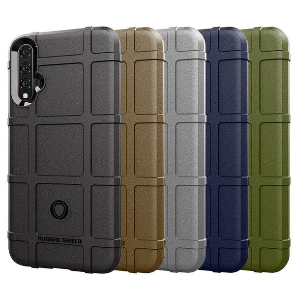

360 degreeshockproof full body protection case for huawei nova 5 soft tpu thick solid armor tactical protective cover case