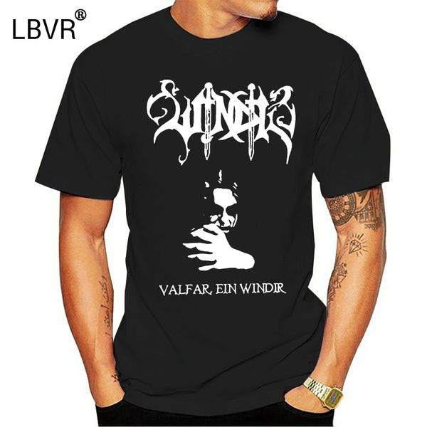 

new popular windir black metal valfar ein windir men's black t-shirt size s-3xl new trends tee shirt
