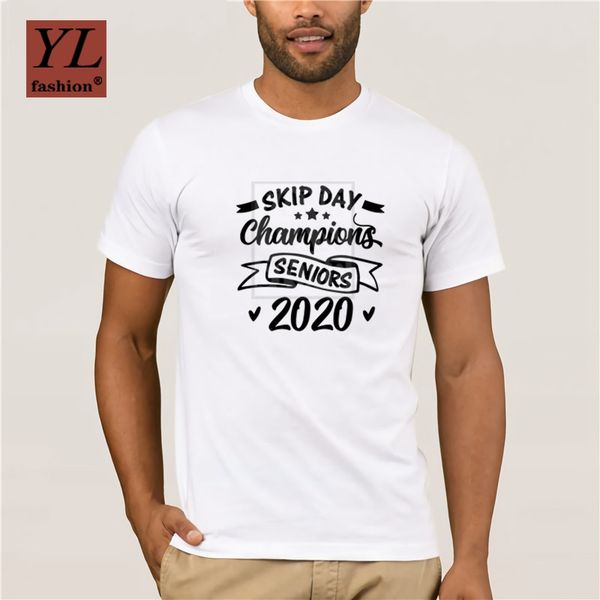 

fashion summer t shirt skip day champions seniors 2020 t shirt men fashion style