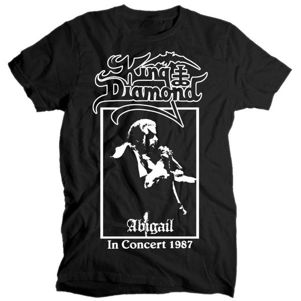 

king diamond in concert 1987 альбом черный t shirt хлопка всех размеров s-3xl