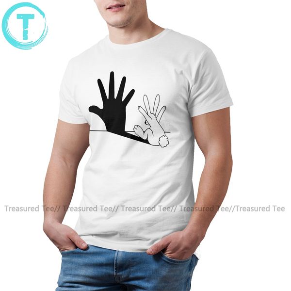 

кролик кролик футболка рука shadow футболка хлопок xxx tee shirt смазливая короткие рукава graphic мужчины повседневная tshirt