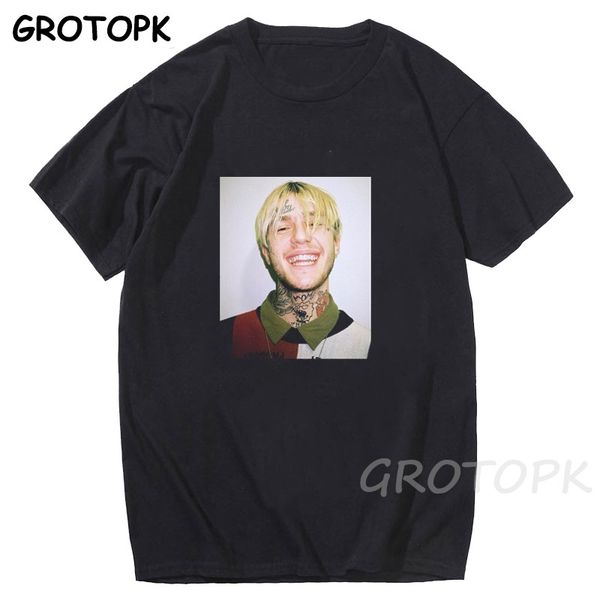 

lil peep aesthetic tshirt men lil peep harajuku men women t-shirt cool streetwear graphic tshirt hip hop tees